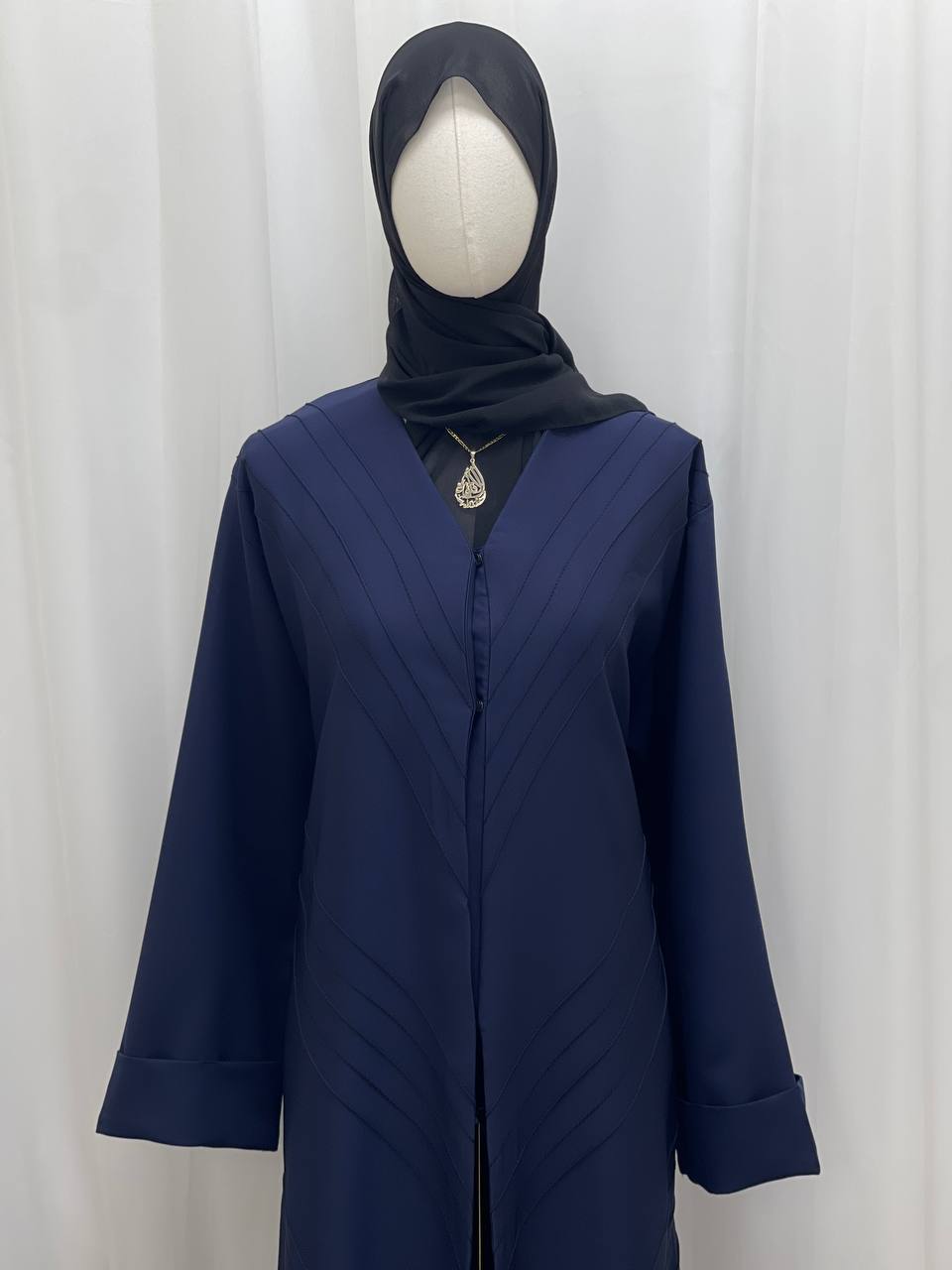 Royal Wave Abaya - Palestinian Elegance