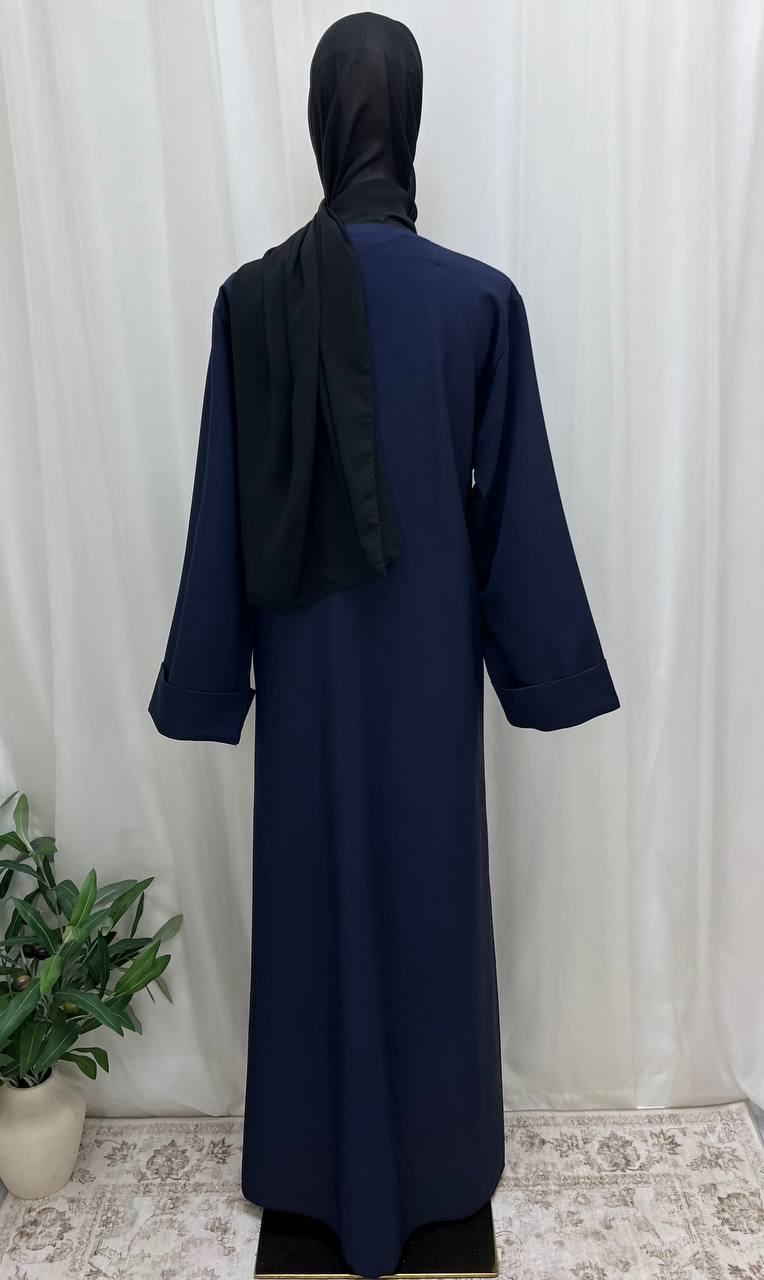 Royal Wave Abaya - Palestinian Elegance