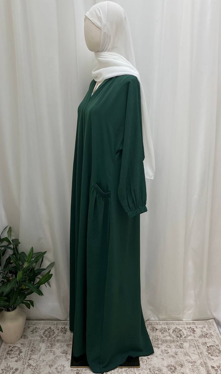 Soft Flow Everyday Abaya - Palestinian Elegance