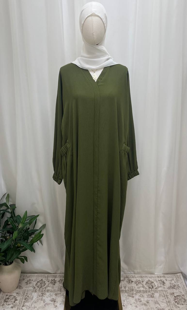 Soft Flow Everyday Abaya - Palestinian Elegance