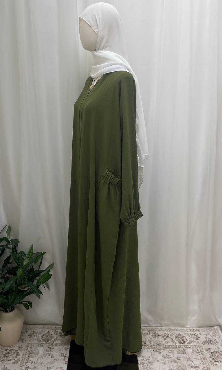 Soft Flow Everyday Abaya - Palestinian Elegance