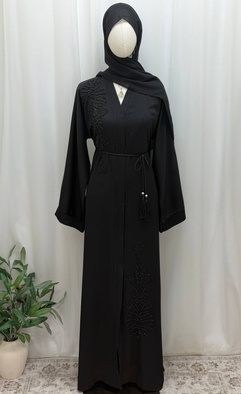 Elite Dubai Beaded Abaya