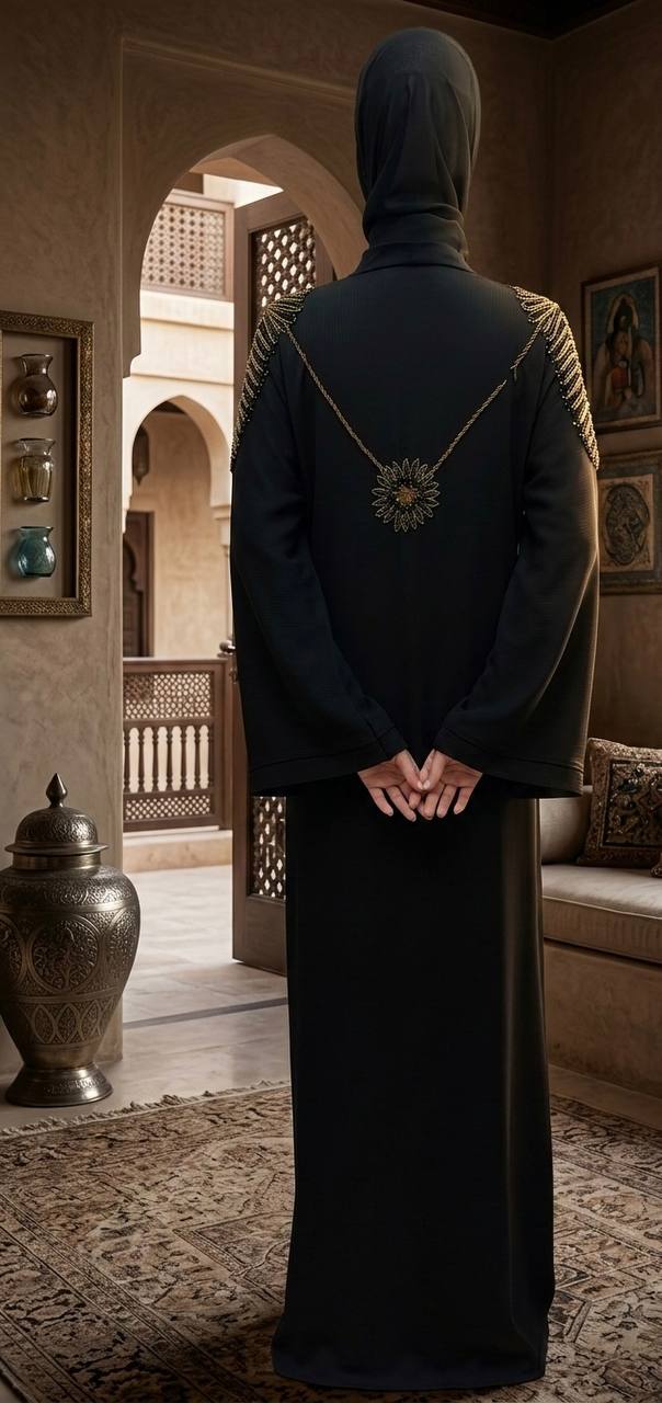 Noor Al-Dubai Hand-Embellished Abaya