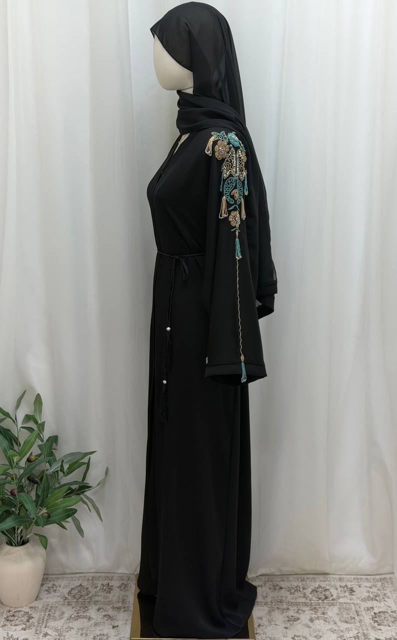 Dubai Hand-Beaded Abaya