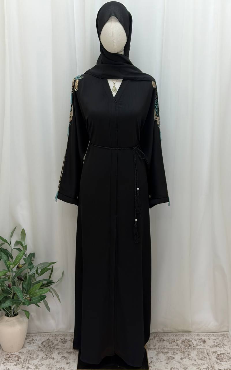 Dubai Hand-Beaded Abaya