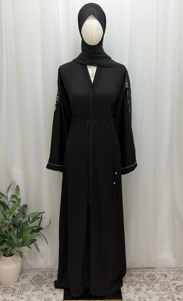Layali Dubai Hand-Beaded Abaya