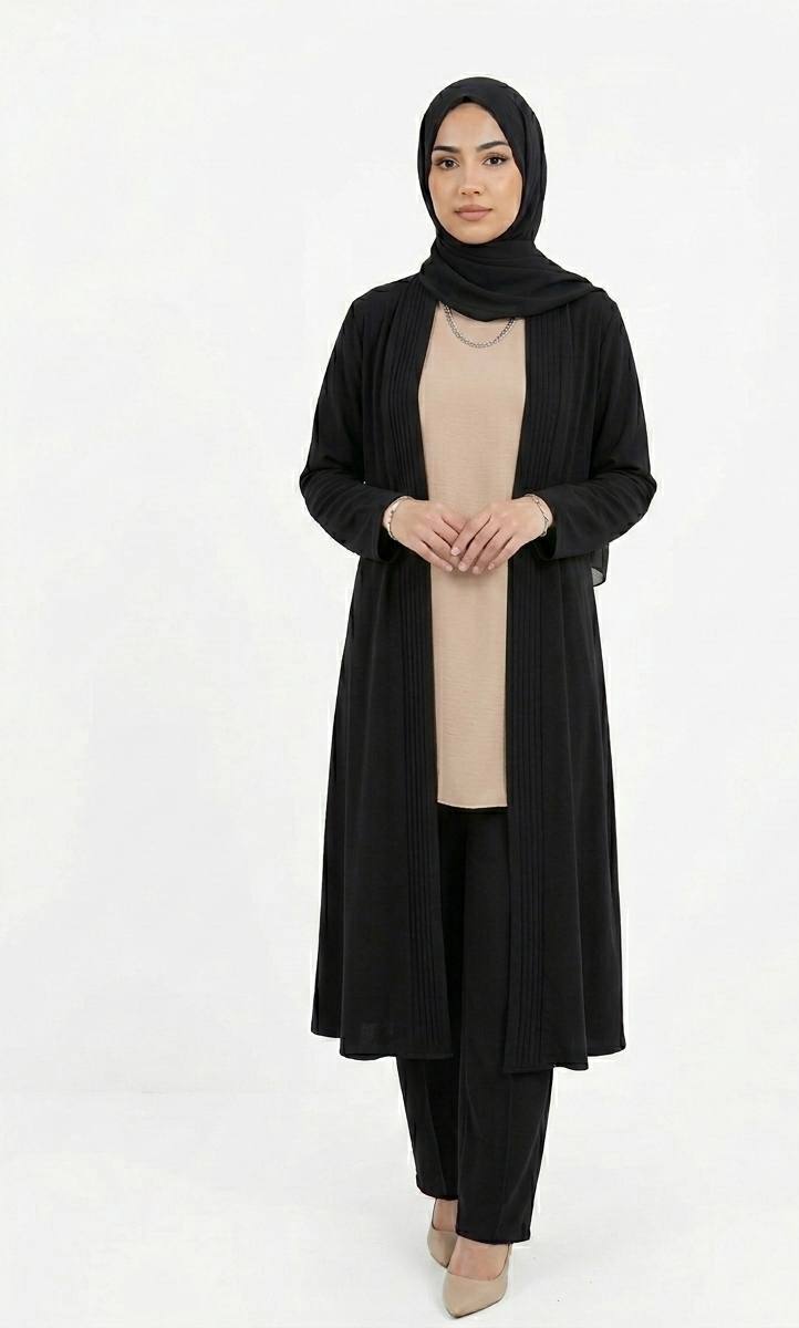 Aegean Modest 3-Piece Set - Palestinian Elegance