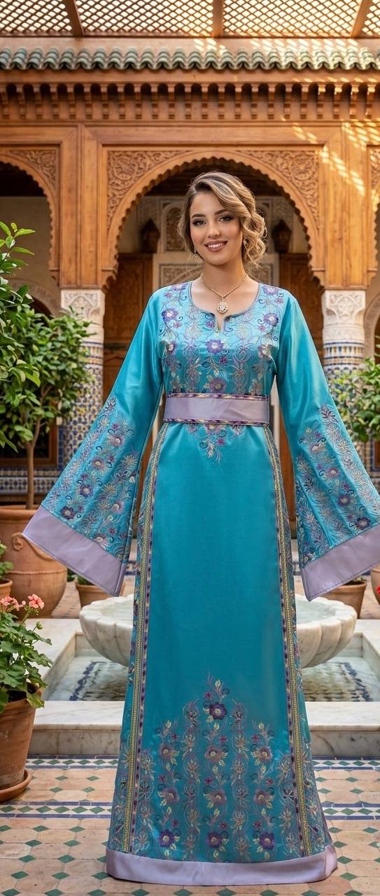 Turquoise Heritage Elegance Thobe