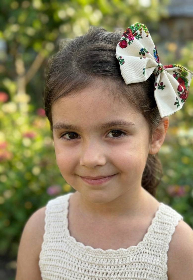 Heritage Bloom Bow Hair Clip