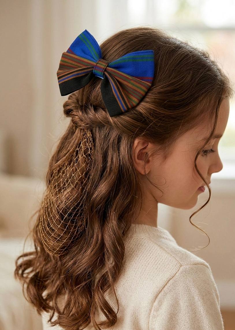 Heritage Bloom Bow Hair Clip