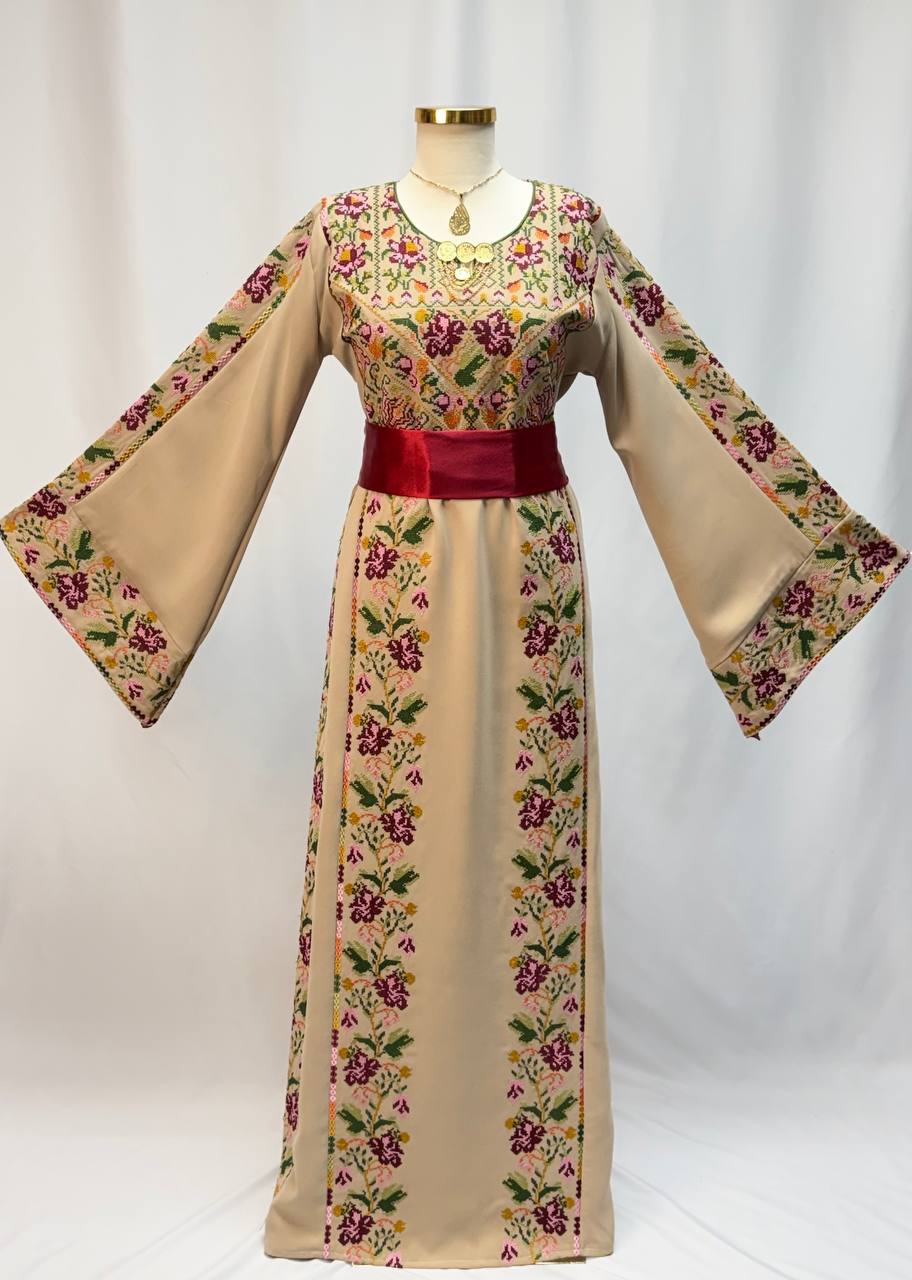 Thobe “Zahret Al-Ard” – Palestinian Heritage Edition - Palestinian Elegance