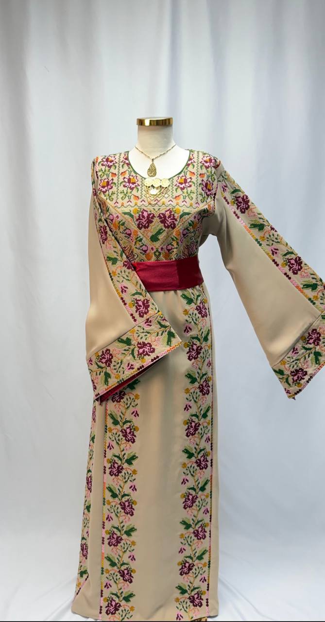 Thobe “Zahret Al-Ard” – Palestinian Heritage Edition - Palestinian Elegance