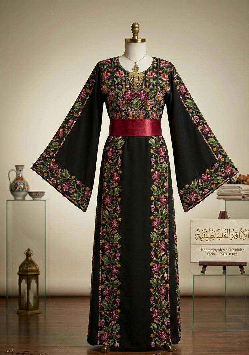 Thobe “Zahret Al-Ard” – Palestinian Heritage Edition - Palestinian Elegance