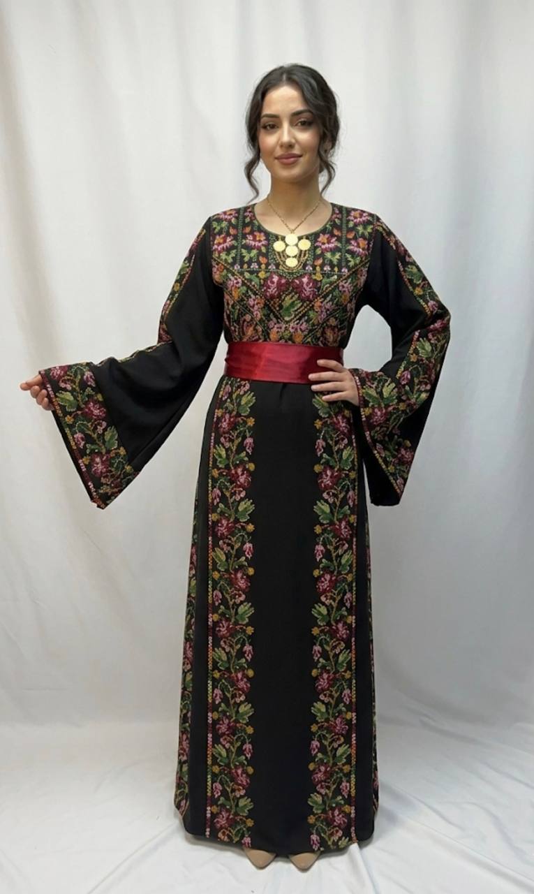 Thobe “Zahret Al-Ard” – Palestinian Heritage Edition - Palestinian Elegance