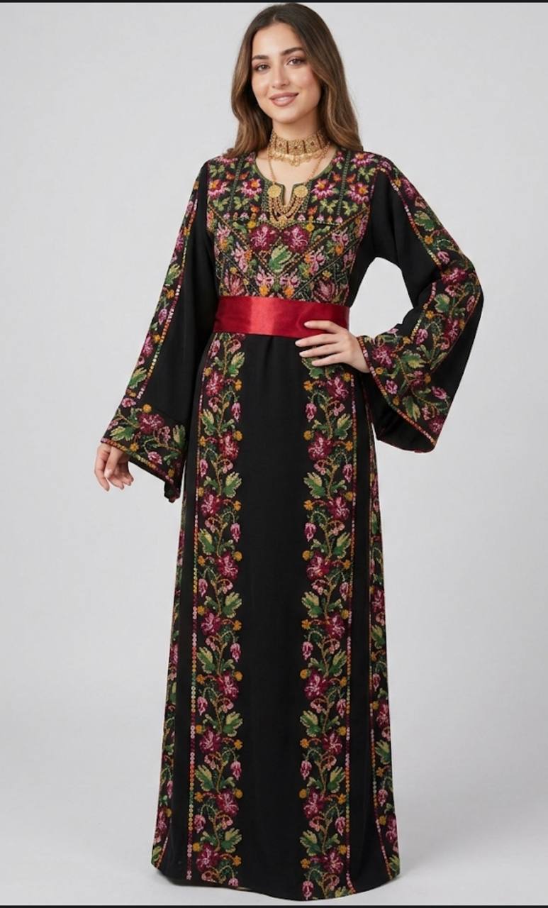 Thobe “Zahret Al-Ard” – Palestinian Heritage Edition - Palestinian Elegance