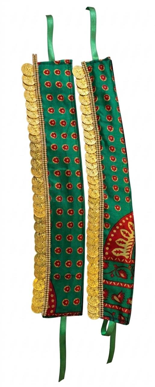 Heritage Coin Headband – 21K Gold Plated Lira Tassel - Palestinian Elegance