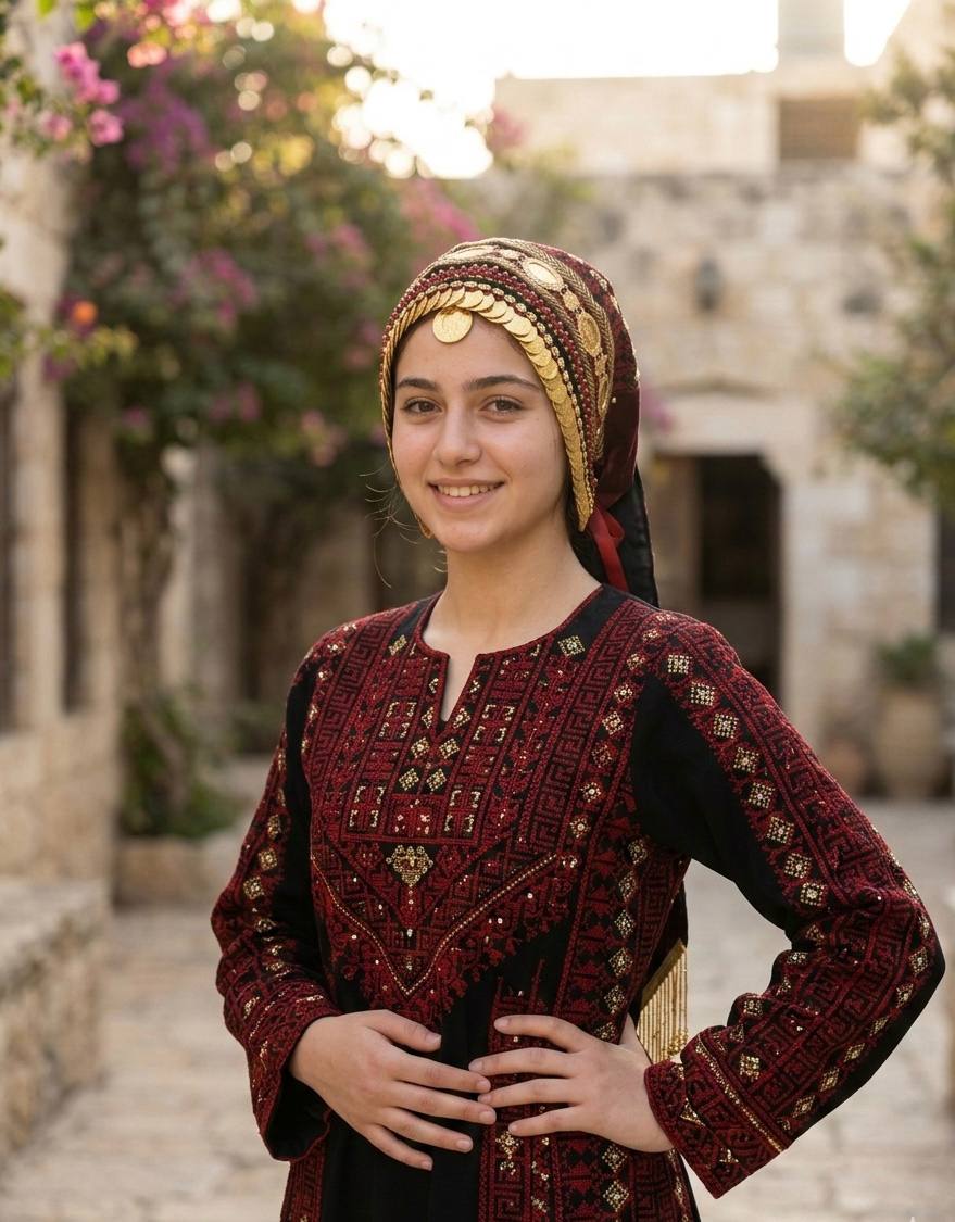 Royal Heritage Coin Waqaya - Palestinian Elegance