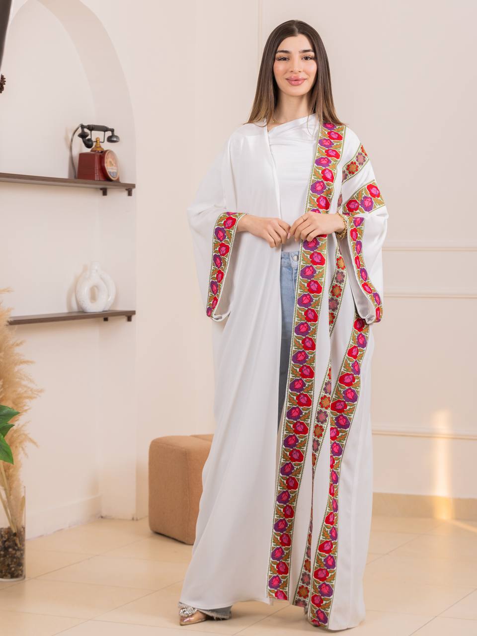Rimas Heritage Embroidered Bisht