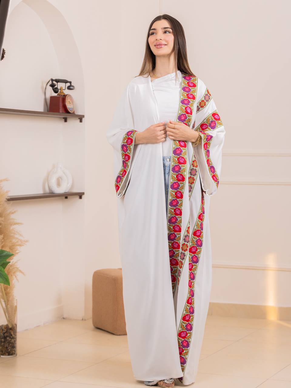 Rimas Heritage Embroidered Bisht