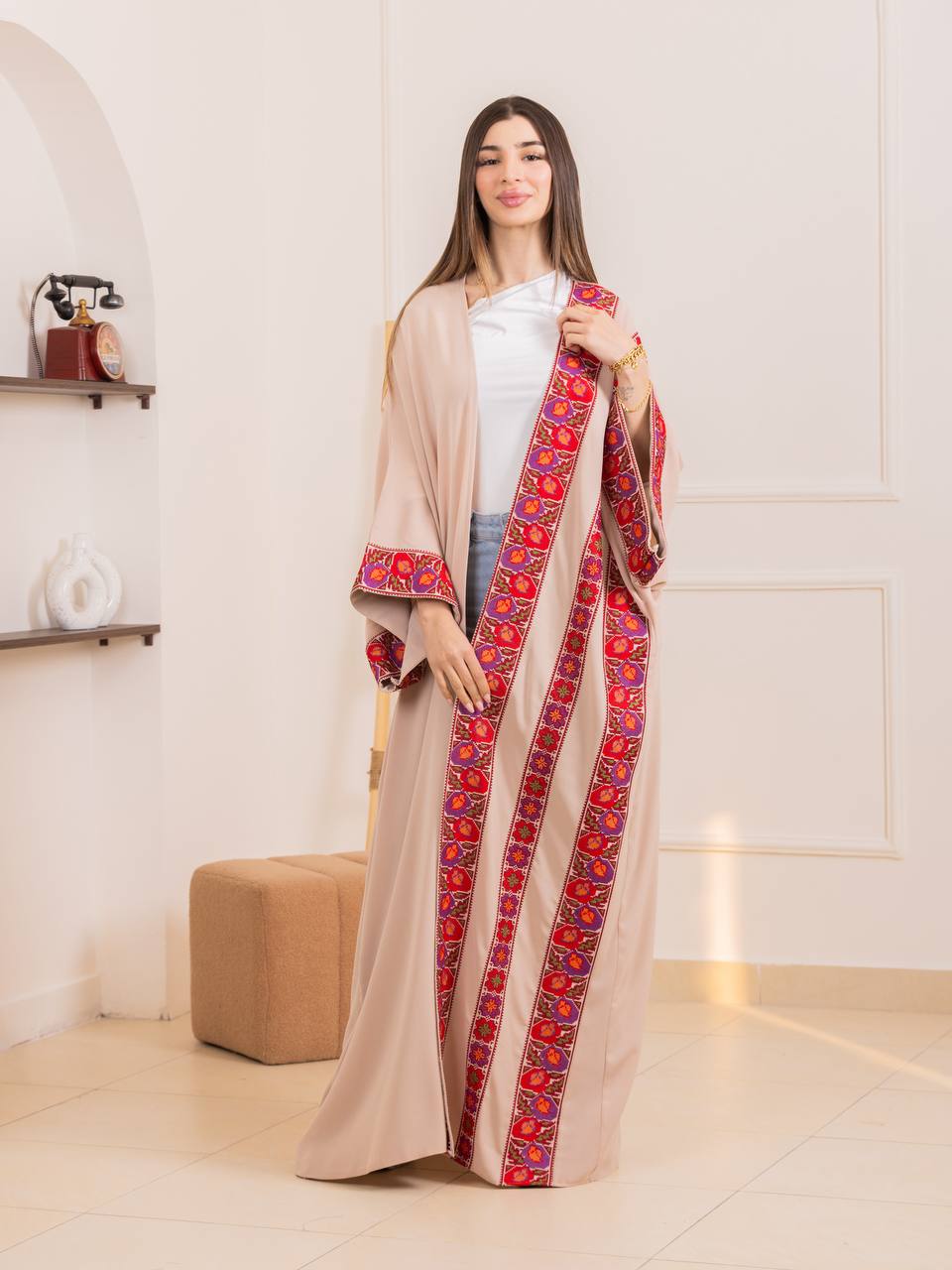 Rimas Heritage Embroidered Bisht