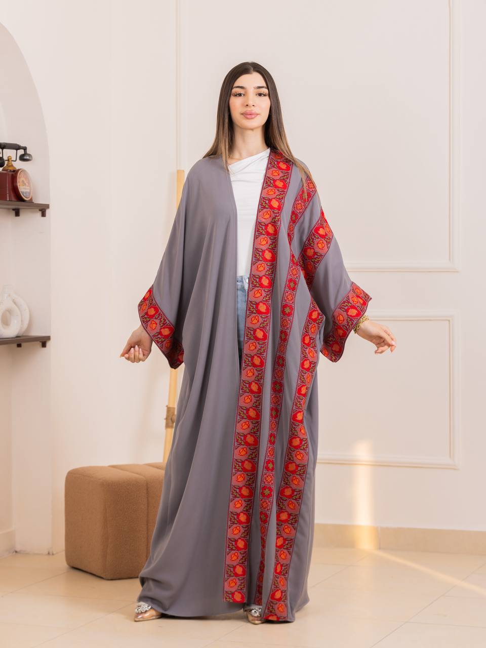 Rimas Heritage Embroidered Bisht