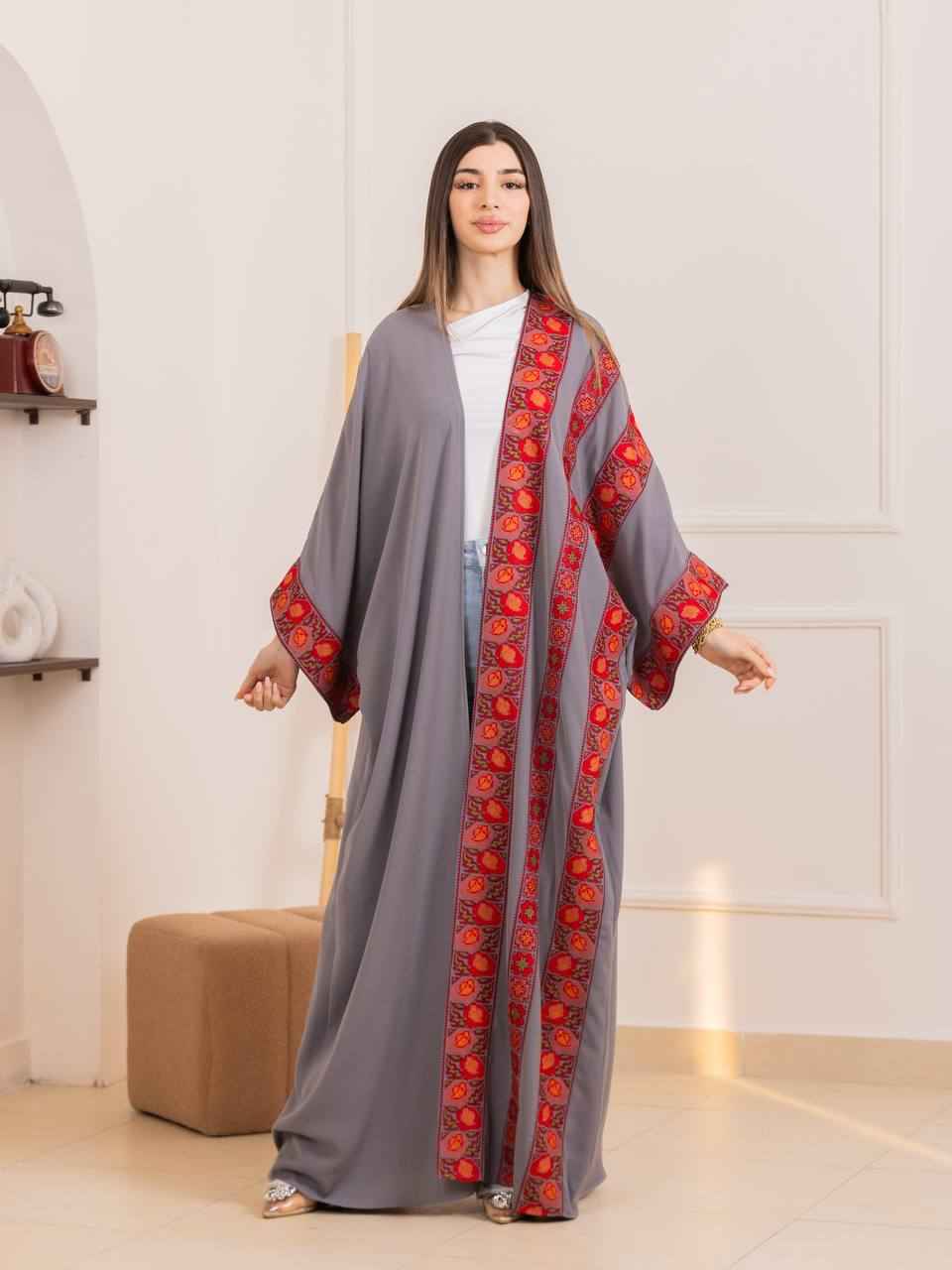 Rimas Heritage Embroidered Bisht