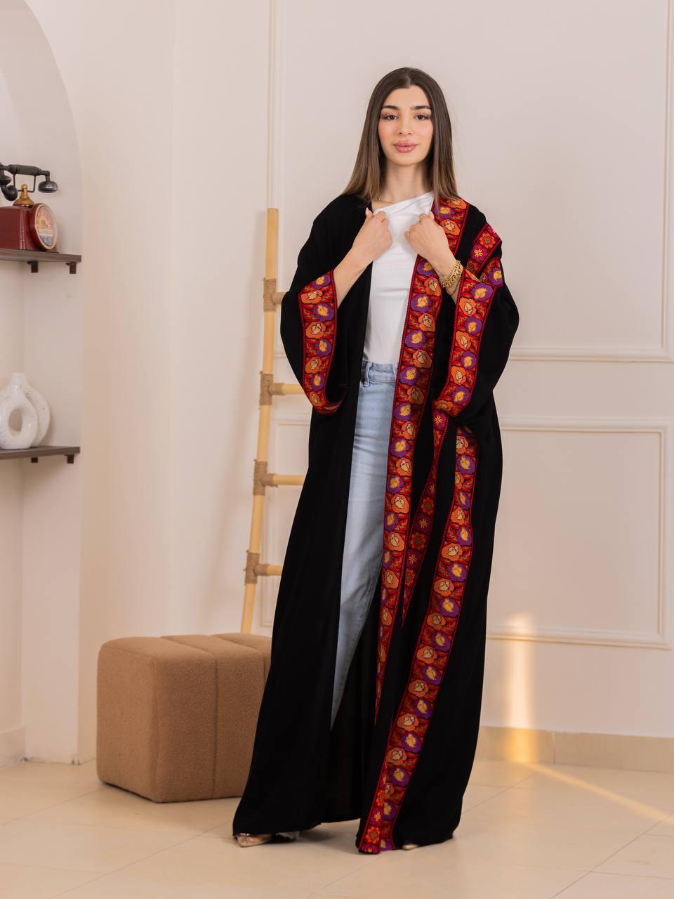Rimas Heritage Embroidered Bisht