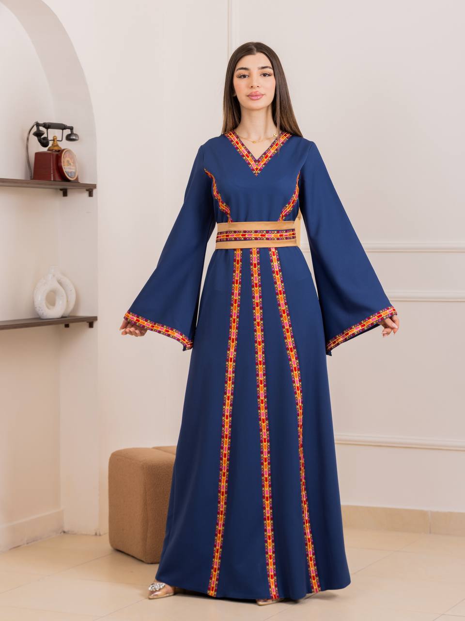 Rimas Manajel Embroidered Thobe