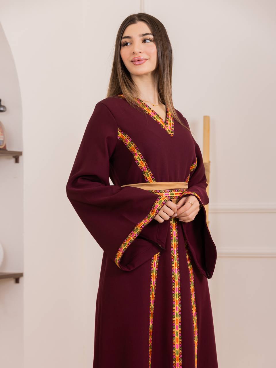 Rimas Manajel Embroidered Thobe