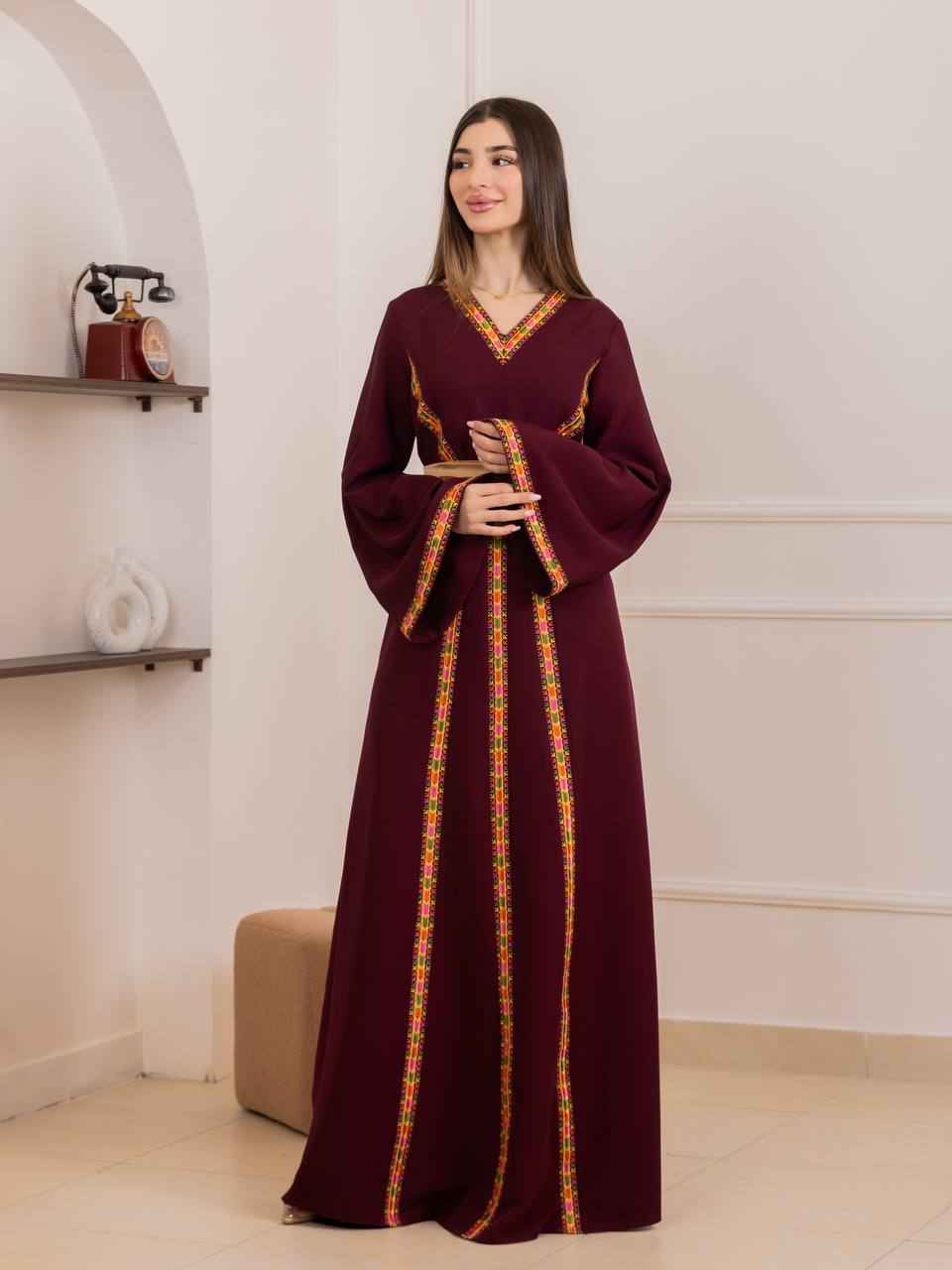 Rimas Manajel Embroidered Thobe