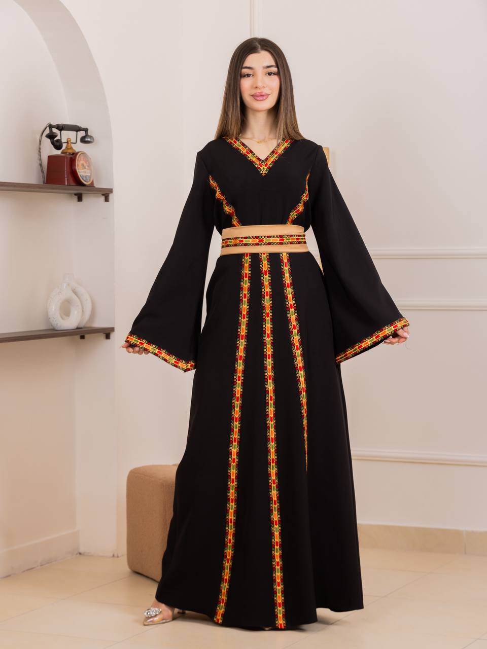 Rimas Manajel Embroidered Thobe