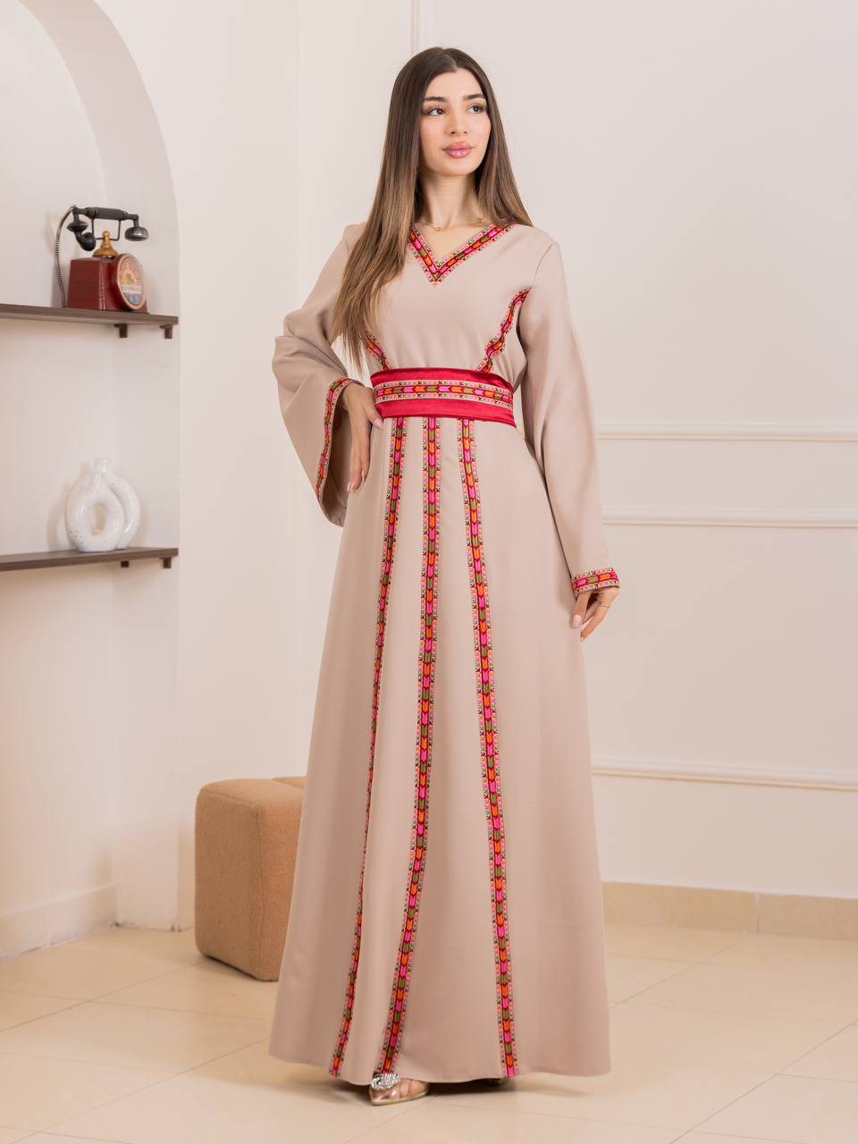 Rimas Manajel Embroidered Thobe