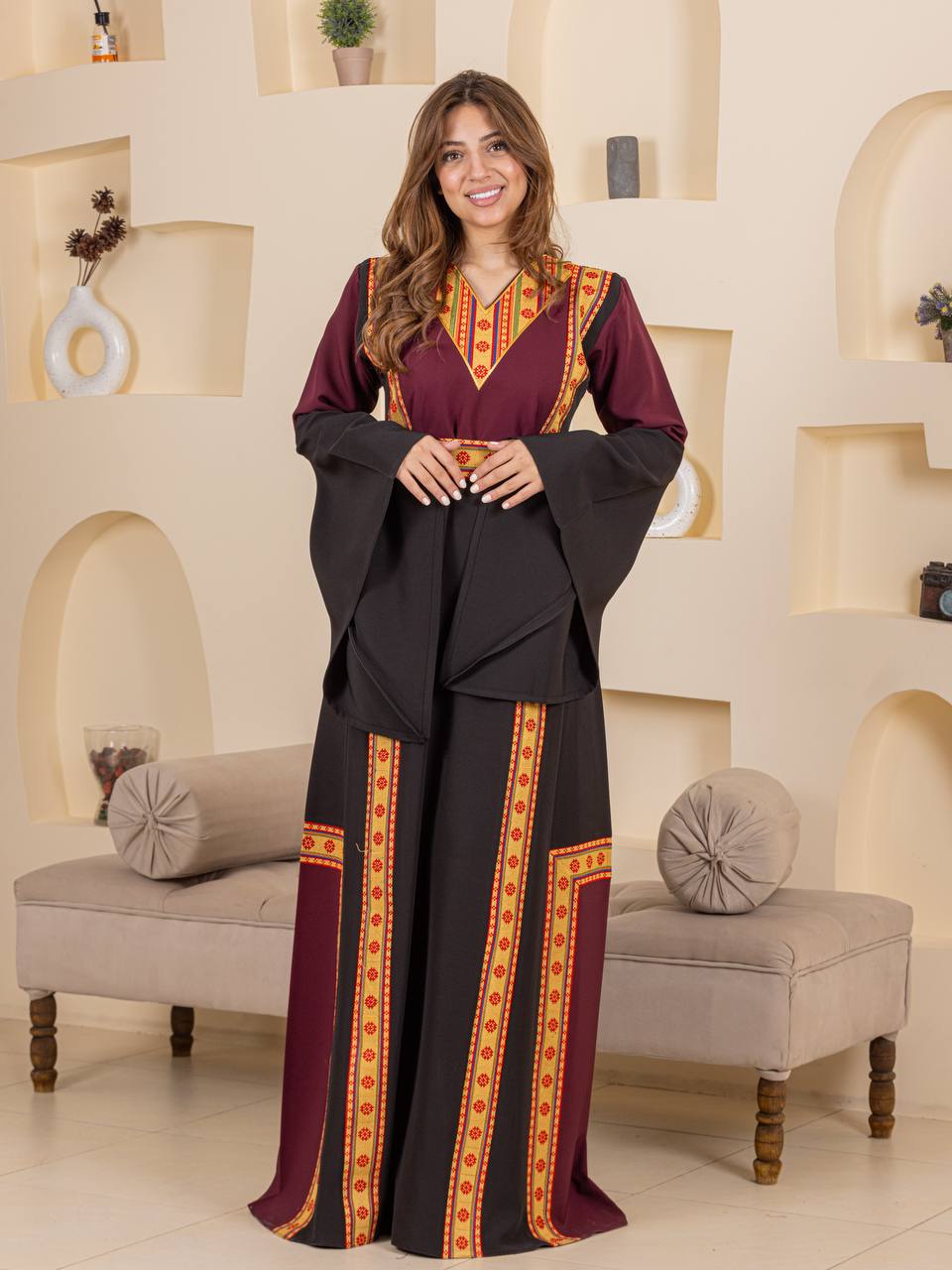 Modern Heritage Embroidered "Modraqa" Dress