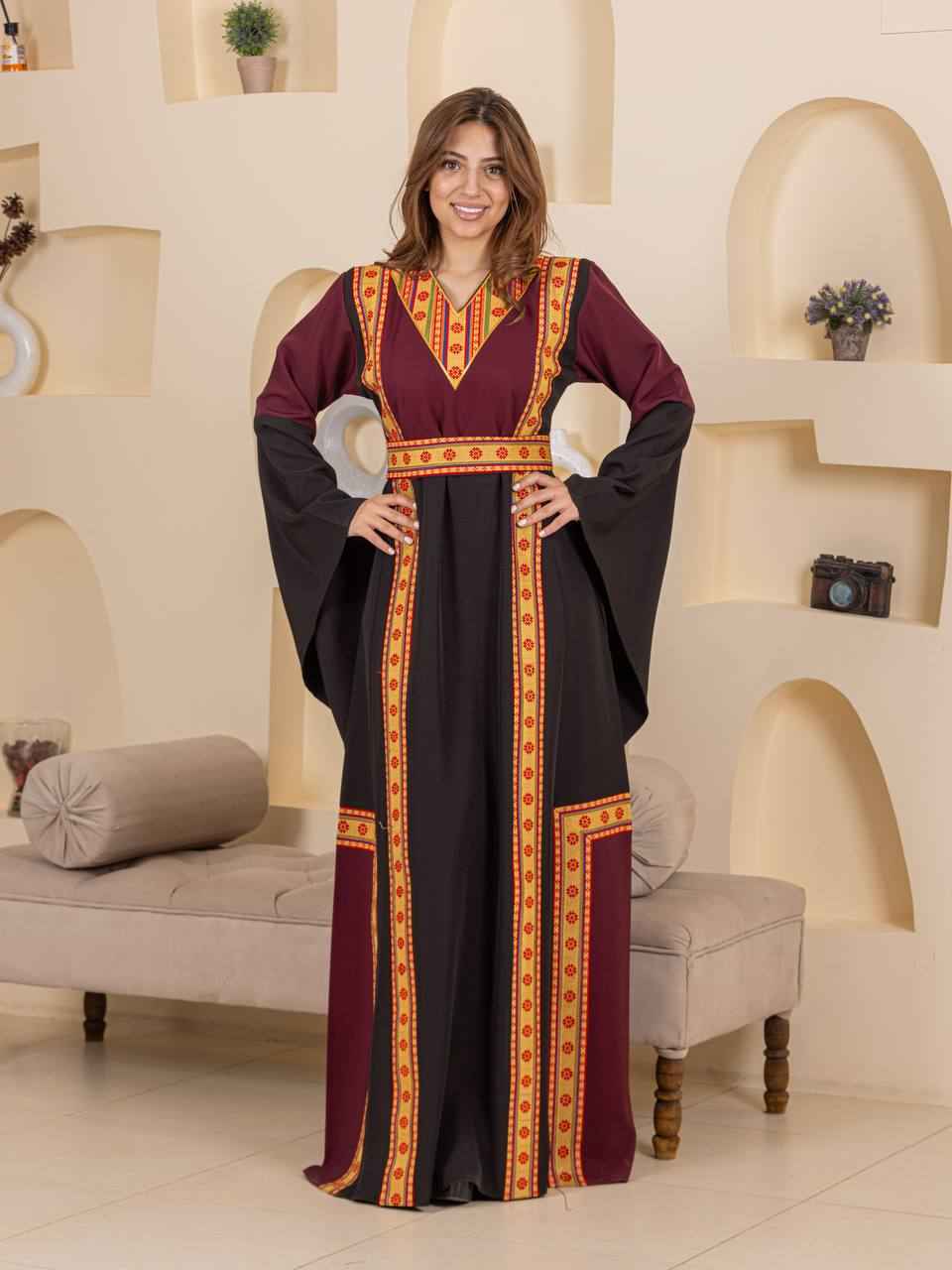 Modern Heritage Embroidered "Modraqa" Dress