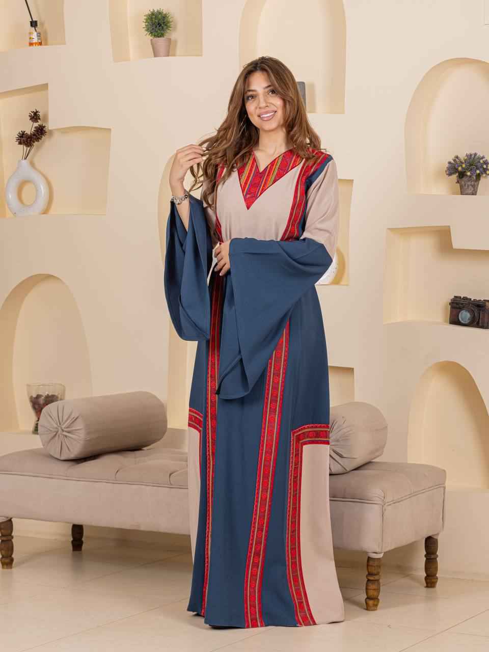 Modern Heritage Embroidered "Modraqa" Dress