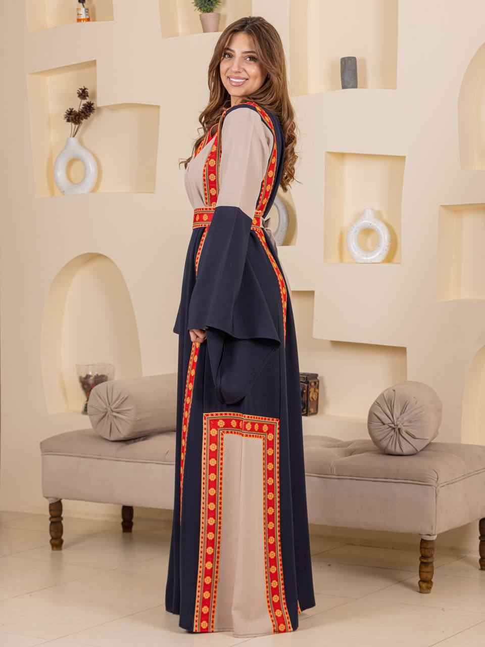 Modern Heritage Embroidered "Modraqa" Dress