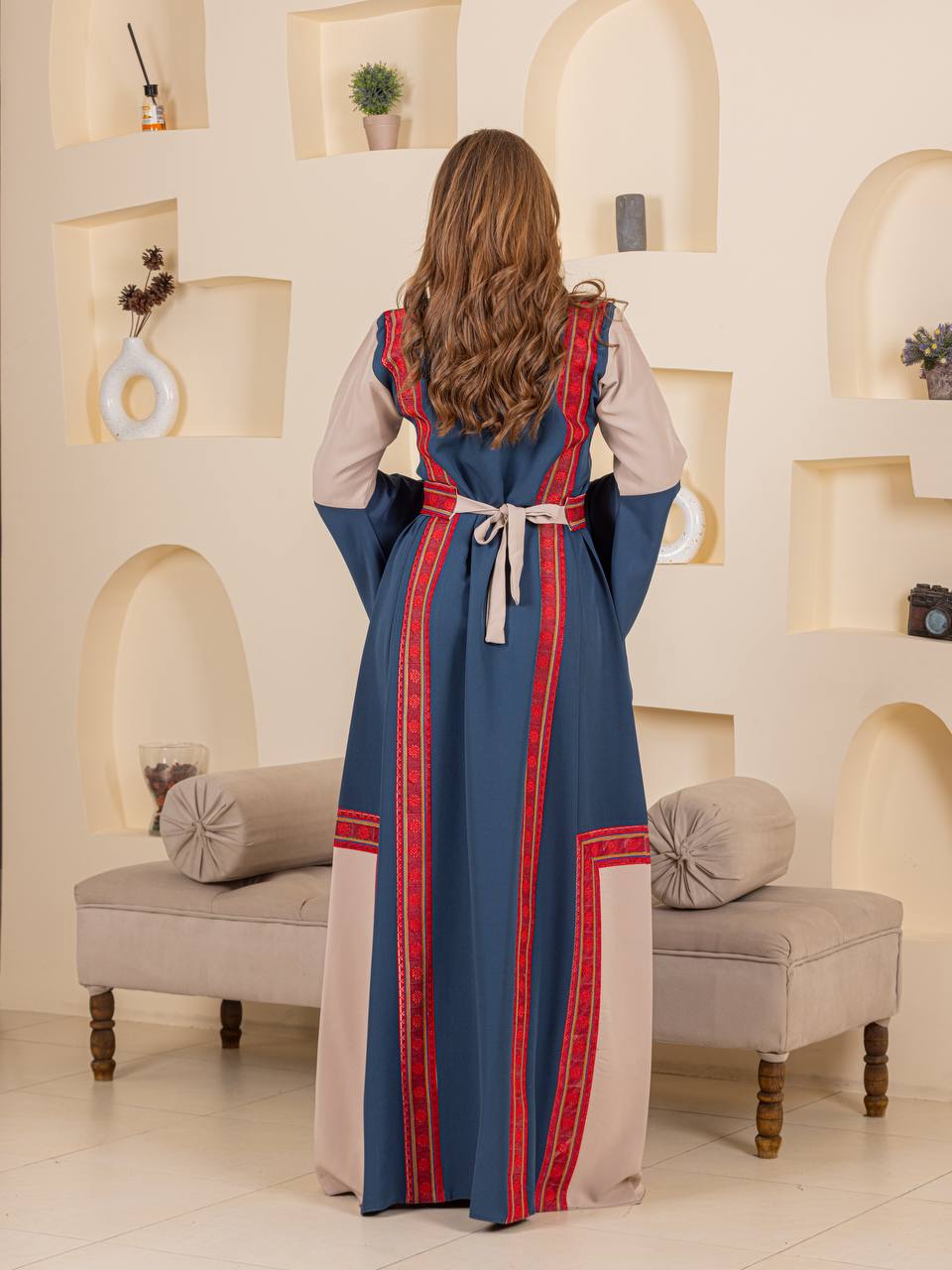 Modern Heritage Embroidered "Modraqa" Dress