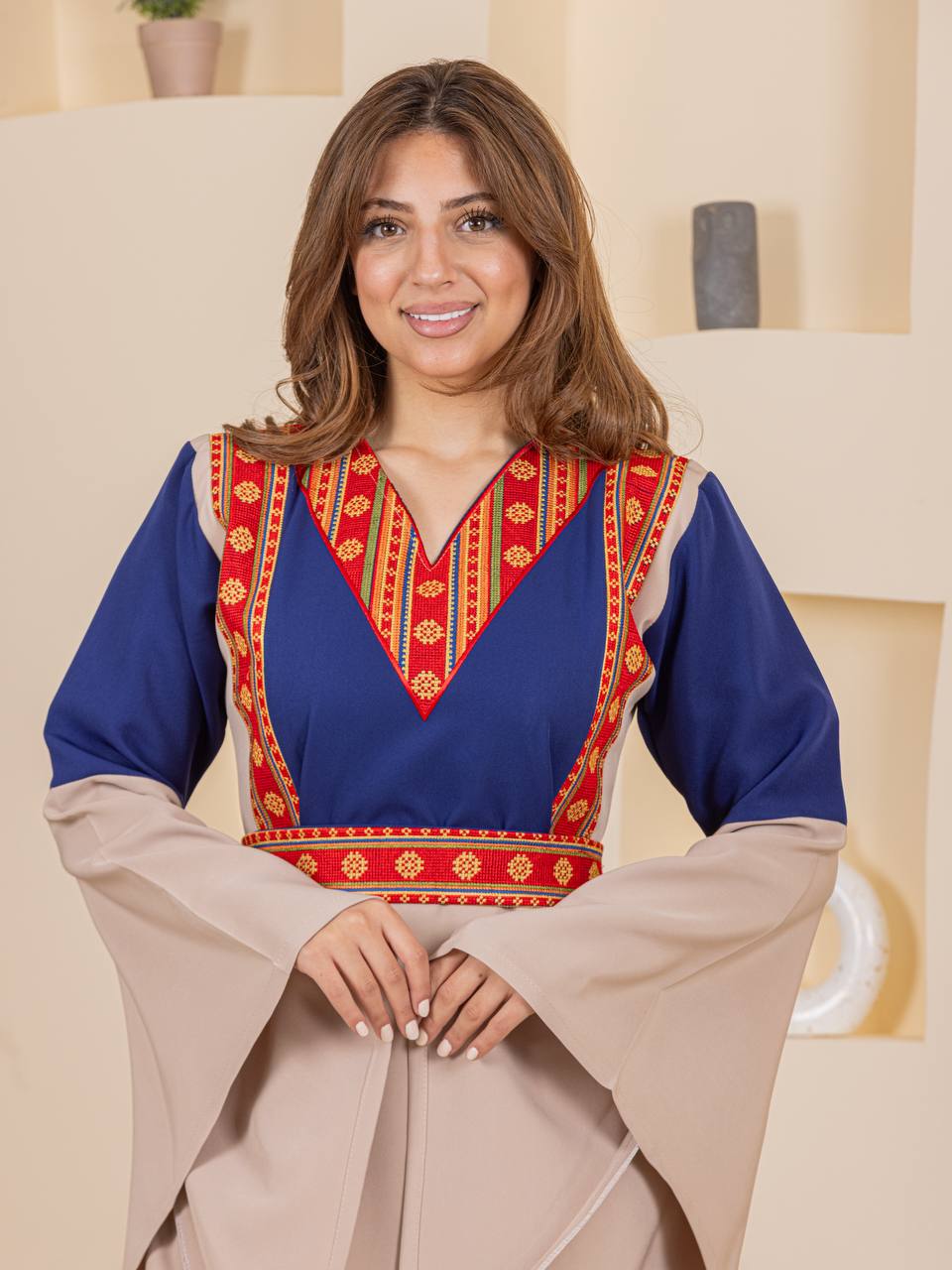 Modern Heritage Embroidered "Modraqa" Dress