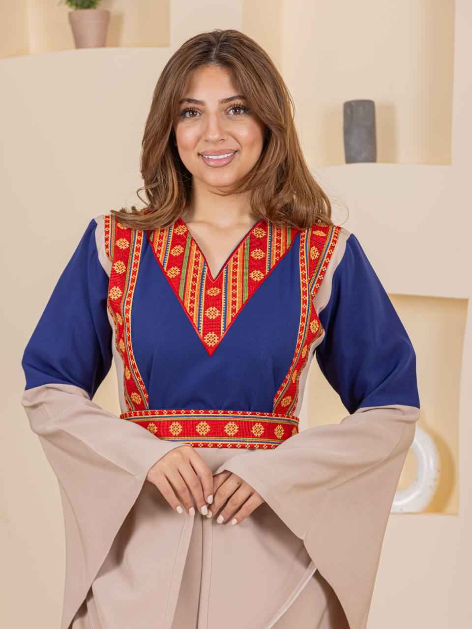 Modern Heritage Embroidered "Modraqa" Dress