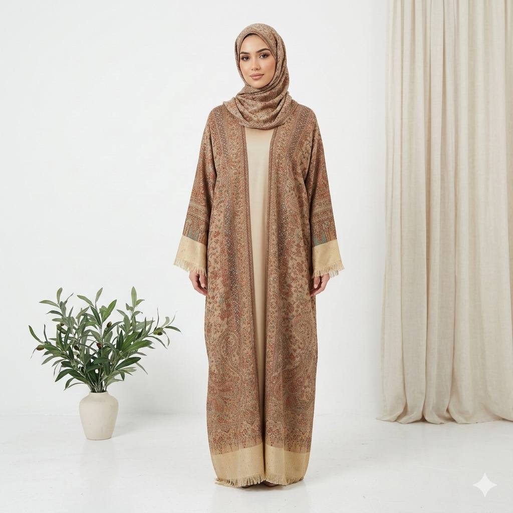Sahara Pashmina Abaya
