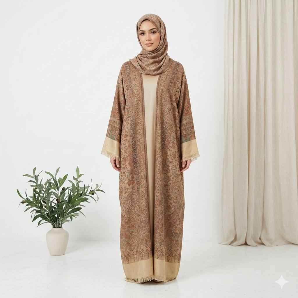 Sahara Pashmina Abaya