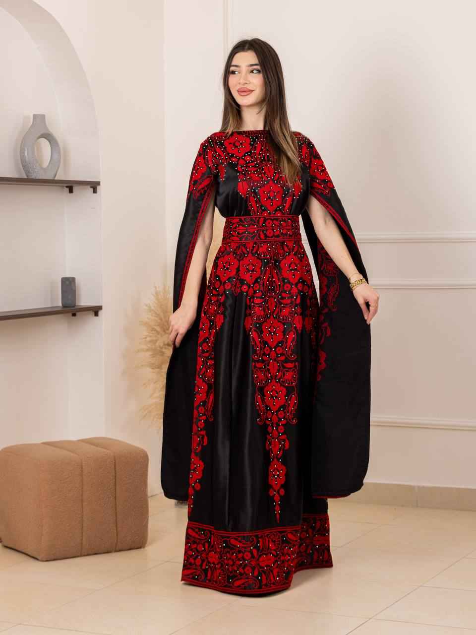 Basma Heritage Satin Dress