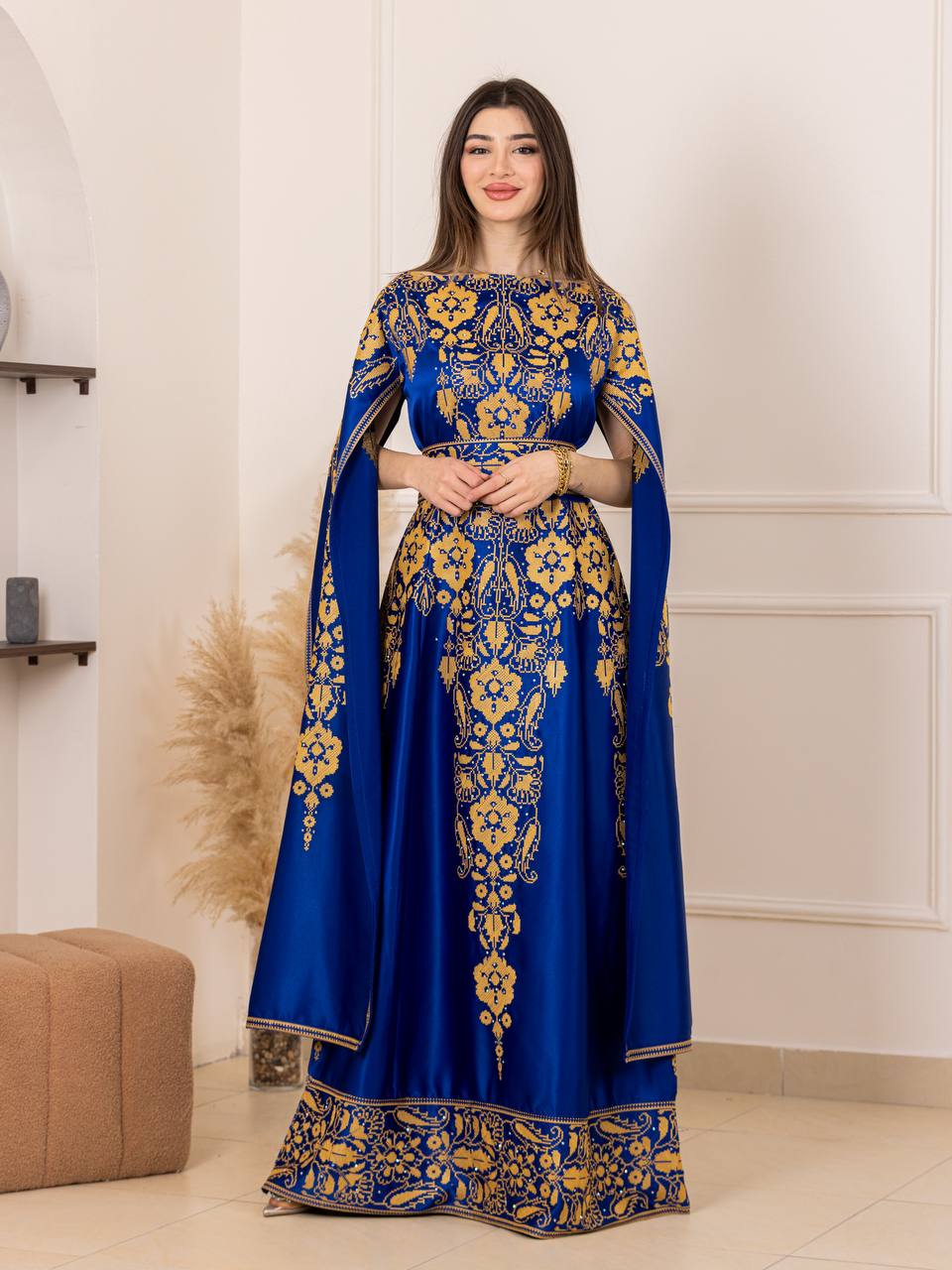 Basma Heritage Satin Dress