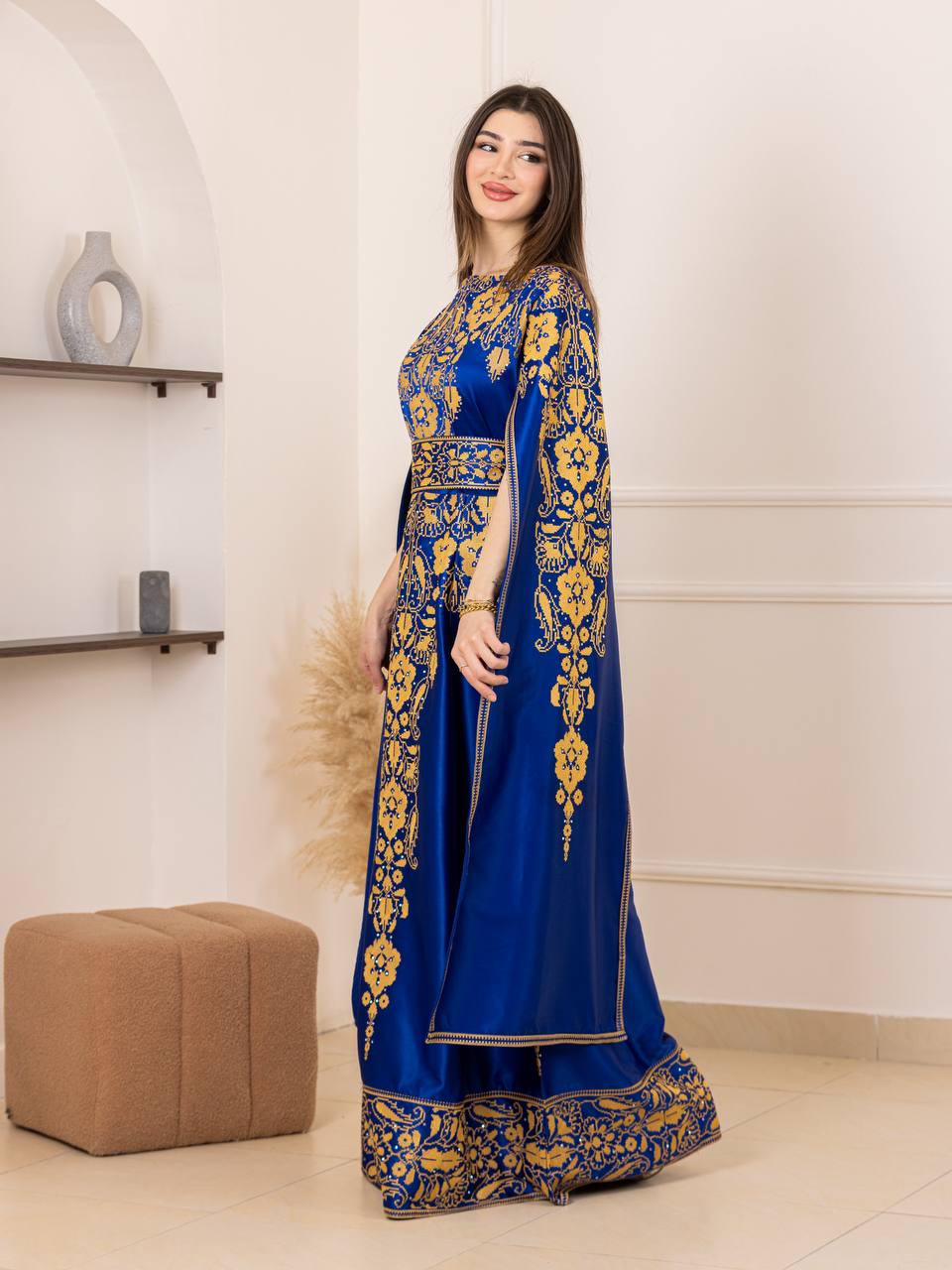 Basma Heritage Satin Dress