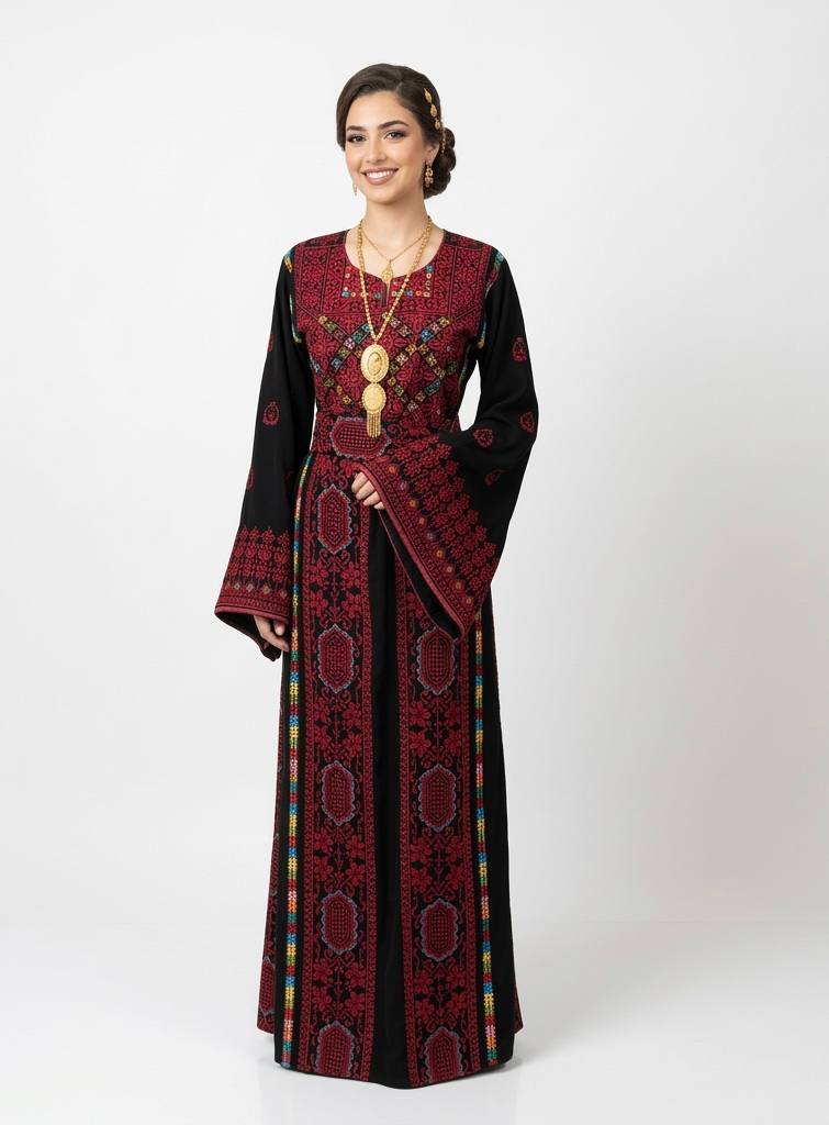 Thobe Aroq Al-Onsa Heritage Dress