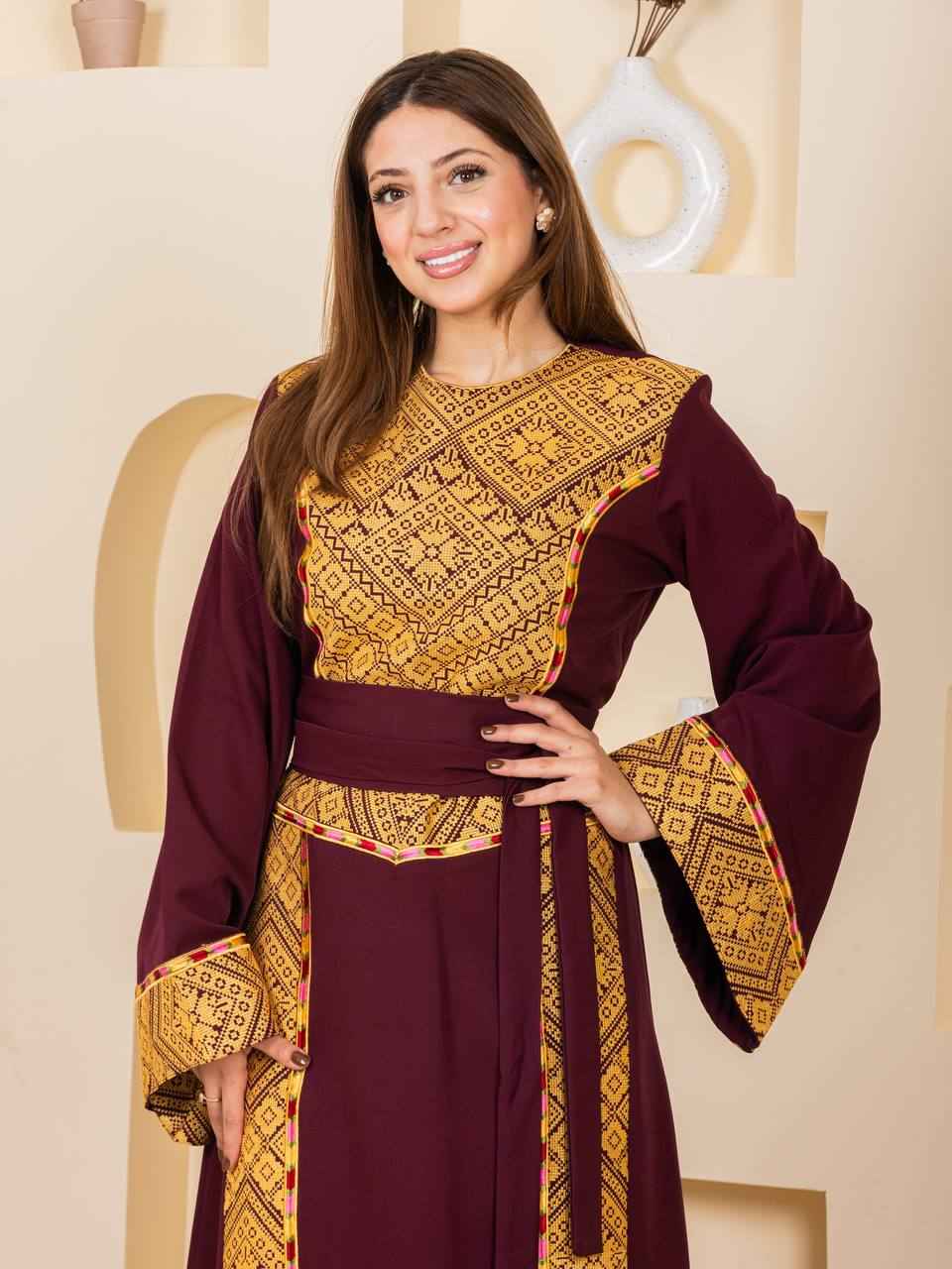 The Modern Heritage Embroidered Thobe – Belted Collection