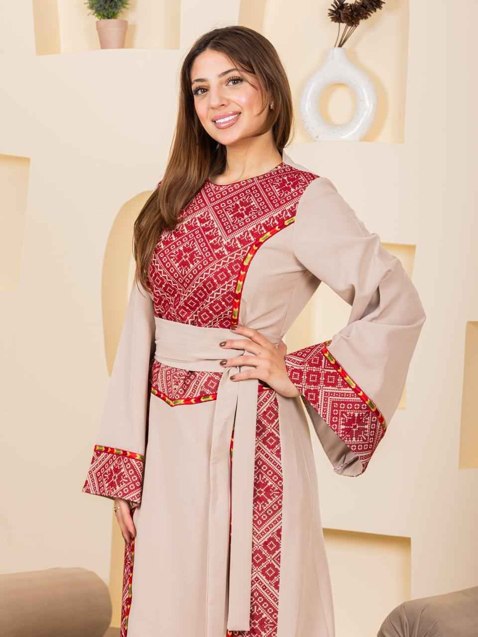 The Modern Heritage Embroidered Thobe – Belted Collection