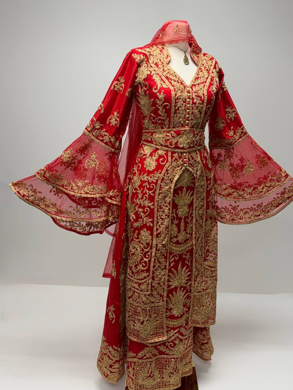 Red Moroccan Takchita Kaftan