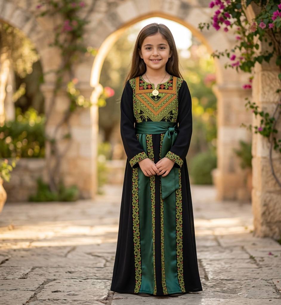 Thobe Wardat Al-Asala (Heritage Blossom Dress)