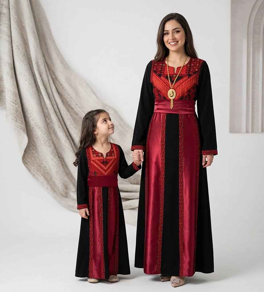 Thobe Wardat Al-Asala (Heritage Blossom Dress)